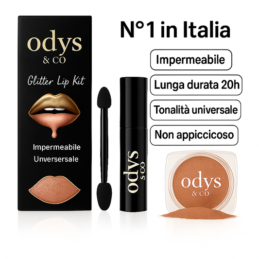 Odys &amp;Co | Kit labbra glitterato ''Glowy''