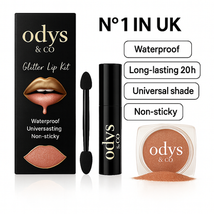 Odys &Co | ''Glowy'' Glitter lip kit
